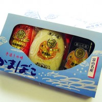 小巻かまぼこ3本入（赤、昆布、やわらか）